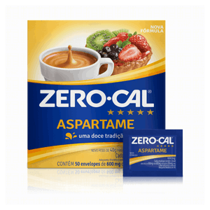 ADOÇANTE ZERO CAL ASPARTAME 50ENVELOPES
