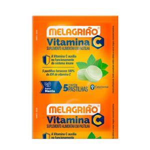 MELAGRIAO C MENTA SEM AÇUCAR 5PASTILHAS
