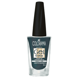 ESMALTE COLORAMA GEL GRAFITE FASHIONISTA 8ML