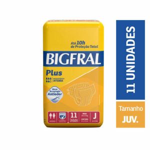 FRALDA BIGFRAL DERMAPLUS JUVENIL 10UN