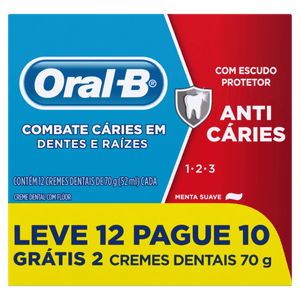 CREME DENTAL  ORAL-B 1.2.3 L12P10 70G