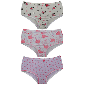 Calcinha Kellynha Juvenil Estampada 512 Kit C/3