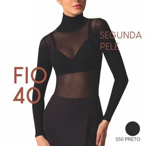 Segunda Pele Selene Gola Alta Fio 40 9900.001