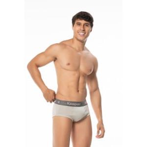 Cueca Keeper Slip em Algodão Ribana Elástico Personalizado 320 Kit C/3