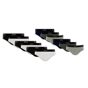 Cueca Polo London Club Slip em Algodão 122 Kit C/12