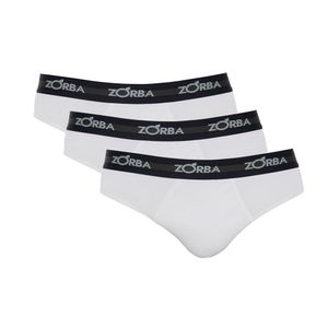 Cueca Zorba Slip em Algodão 764 Kit C/3