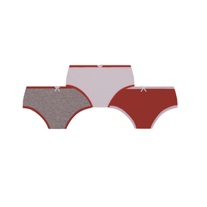 Calcinha Lobinha Infantil Básica 18101-089 Kit C/3