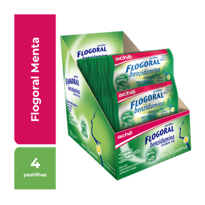 FLOGORAL MENTA 4PASTILHAS