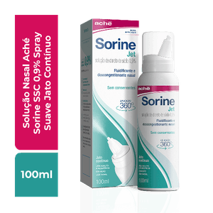 SORINE SSC 9MG/ML SOLUÇAO NASAL JATO CONTINUO 100ML
