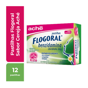 FLOGORAL CEREJA 12PASTILHAS
