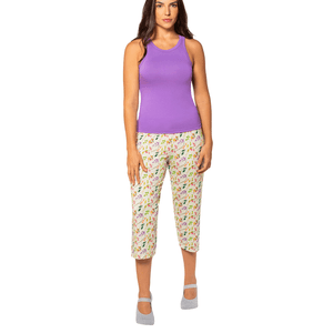 Pijama Capri Floral Lupo 24576-001