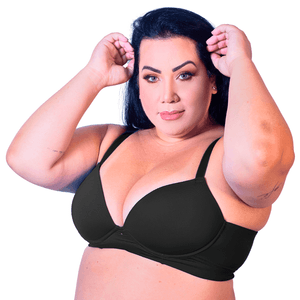 Sutiã Lut Base Larga em Microfibra Plus Size 1227