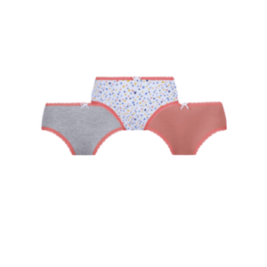 Calcinha Lobinha Infantil Estampada 18100-089 Kit C/3