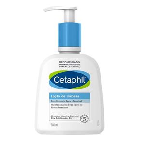 CETAPHIL LOÇAO DE LIMPEZA FACE PELE SECA E SENSIVEL 300ML