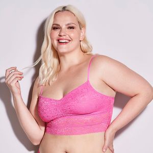 Sutiã Hope Top Alongado Com Bojo Removível em Renda L12873