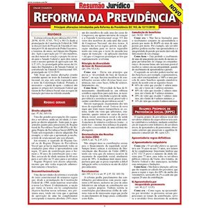 RESUMAO JURIDICO - REFORMA DA PREVIDENCIA