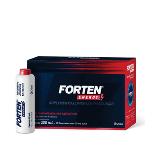 FORTEN  ENERGY SOLUÇAO 10FLACONETES 20ML