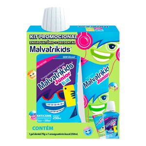 KIT MALVATRIKIDS JR ENXAGUATORIO 250ML+GEL DENTAL 70G