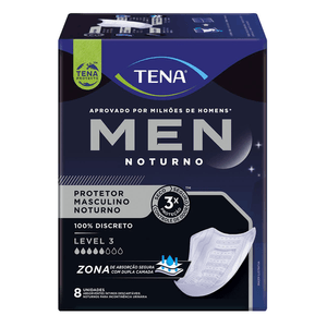 ABSORVENTE TENA MEN LEVEL 2 NOTURNO 8UN