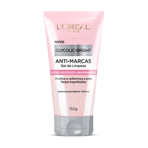 LOREAL GLYCOLIC BRIGHT ANTI-MARCAS GEL DE LIMPEZA 150ML