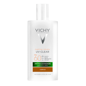 VICHY CAPITAL SOLEIL UV-CLEAR FPS60 AQUA FLUIDO COR 4.0 40G