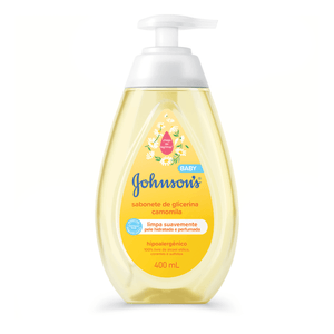 SABONETE LIQUIDO JOHNSONS BABY CAMOMILA 400ML