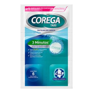 COREGA TABS 4EM1 BRANQUEADOR EFERVESCENTE 6CPR