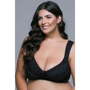 Sutiã Bruvi Plus Size Reforçado sem Aro Com Renda 1571