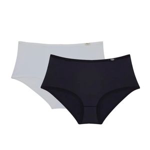 Calcinha Sloggi Classica Alta Maxi 24545 Kit C/2