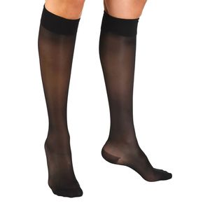 Meia Sigvaris Ever Sheer 3/4 Média Compressão Ponteira Fechada (20-30 mmhg) 782B