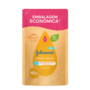SHAMPOO JOHNSONS BABY REGULAR REFIL 180ML