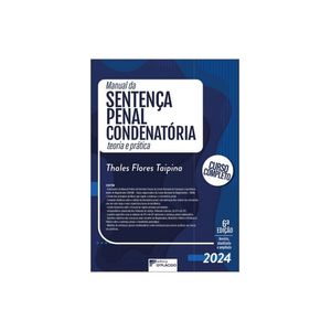MANUAL DA SENTENCA PENAL CONDENATORIA