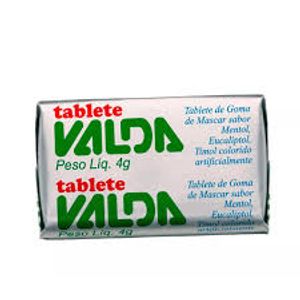 VALDA GOMA DE MASCAR TABLETE