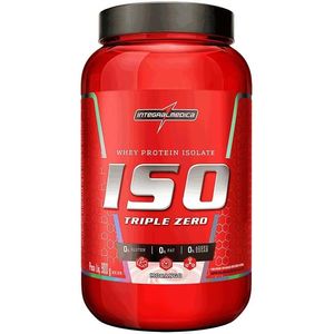 WHEY INTEGRAL MEDICA ISO TRIPLE ZERO SABOR MORANGO 900G