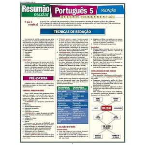 RESUMAO - PORTUGUES 5 - REDACAO