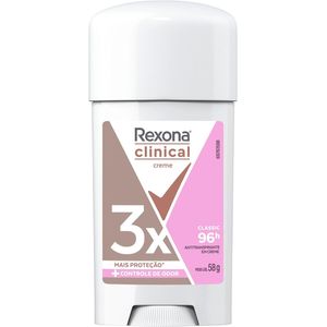 DESODORANTE REXONA CLINICAL CLASSIC CREME 58GR