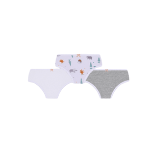 Calcinha Lobinha Infantil Estampada 18100-089 Kit C/3