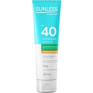 SUNLESS PROTETOR SOLAR FPS40 120G