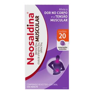 NEOSALDINA MUSCULAR 20CPR