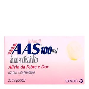 AAS 100MG INFANTIL 30CPR