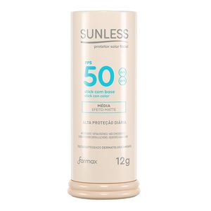 SUNLESS PROTETOR SOLAR FPS50 STICK MEDIA 12G