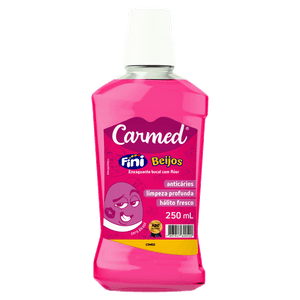 ENXAGUATORIO BUCAL INFANTIL CARMED FINI BEIJOS 250ML