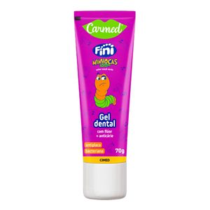 CREME DENTAL INFANTIL CARMED FINI MINHOCAS 70G