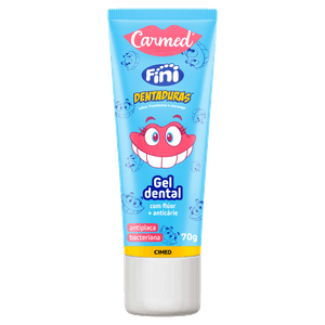 CREME DENTAL INFANTIL CARMED FINI DENTADURA 70G