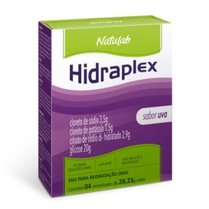 HIDRAPLEX UVA PO PARA SOLUÇAO ORAL 4ENVELOPES 27,9G