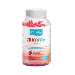 EQUALIV KIDS SUPER GUMMY SABOR MORANGO 40UN