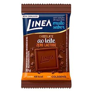 LINEA CHOCOLATE AO LEITE COM COLAGENO ZERO AÇUCAR 13G
