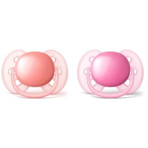 CHUPETA PHILIPS AVENT ULTRA SOFT MENINAS 6 A 18M 2UN
