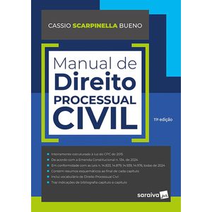 MANUAL DE DIREITO PROCESSUAL CIVIL - VOLUME UNICO