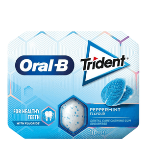 TRIDENT ORAL B PEPPERMINT 10UN